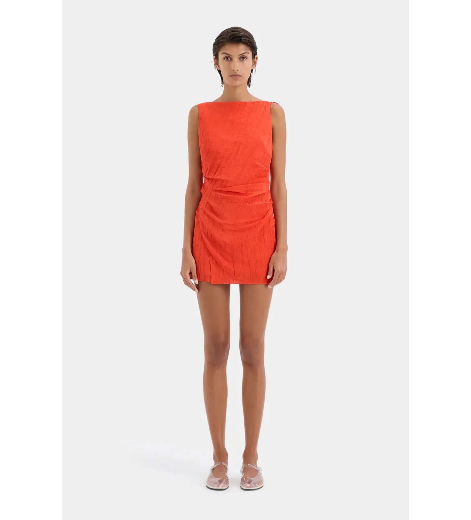 Sir the Label Ligera Mini Dress Tangerine Size 2 AU 10 - Image 1