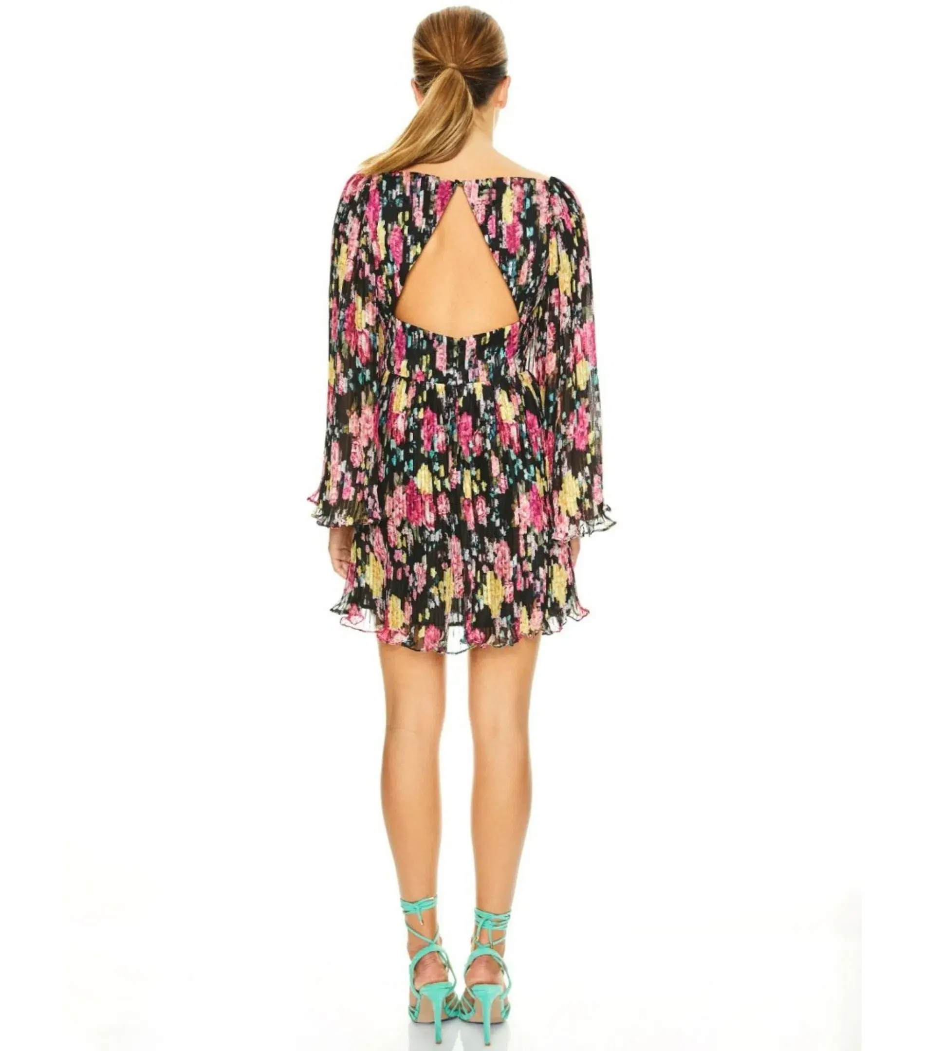 Talulah Midnight Fiesta Mini Dress Floral Size AU 12  - Image 4