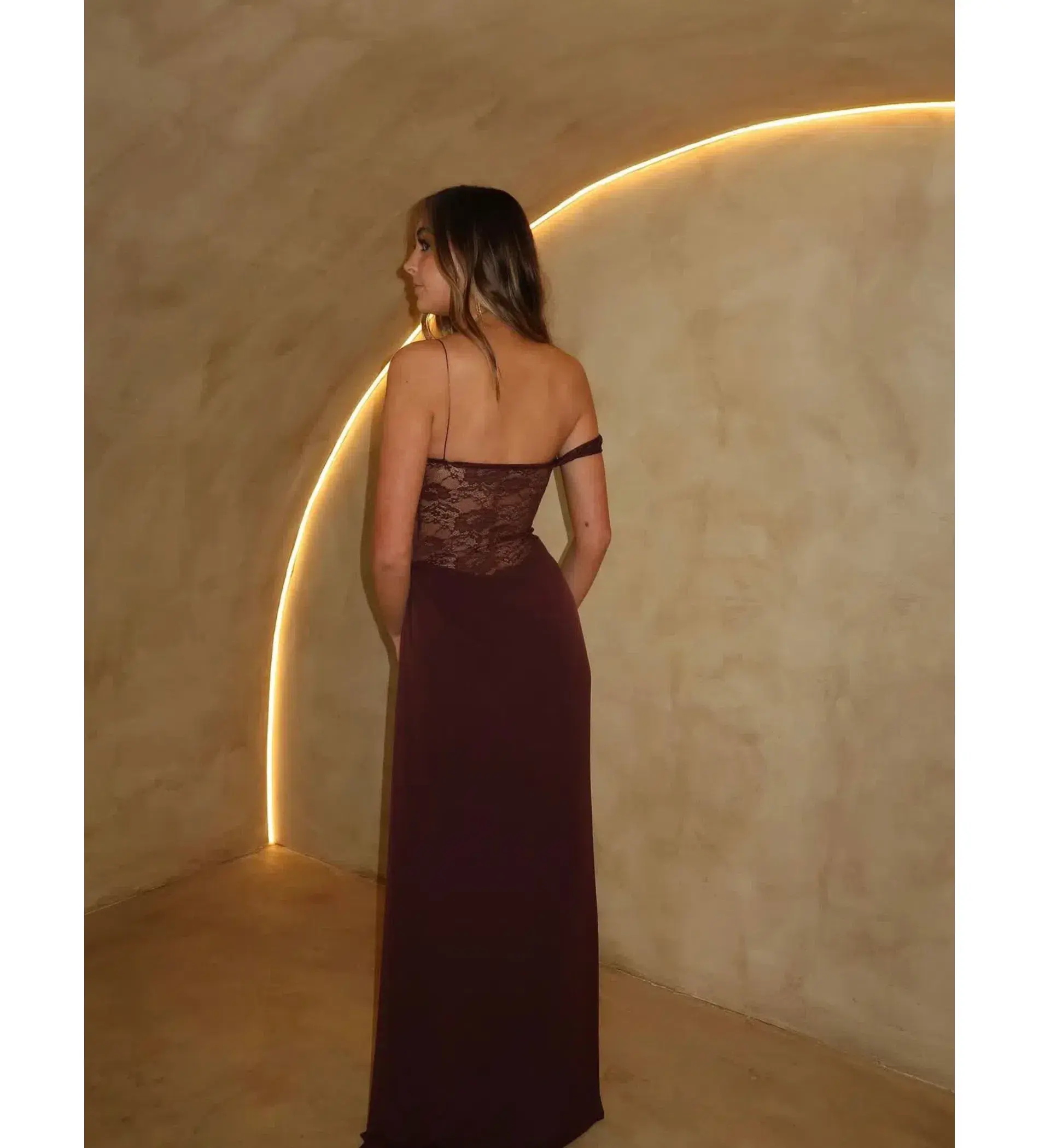 Natalie Rolt Sloane Maxi in Espresso Size 1 / AU 8  - Image 3