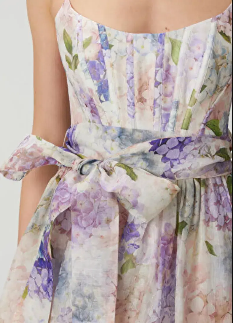 Zimmermann Dawning Corset Dress Multi Hydrangea Size 3 / AU 14 - Image 6