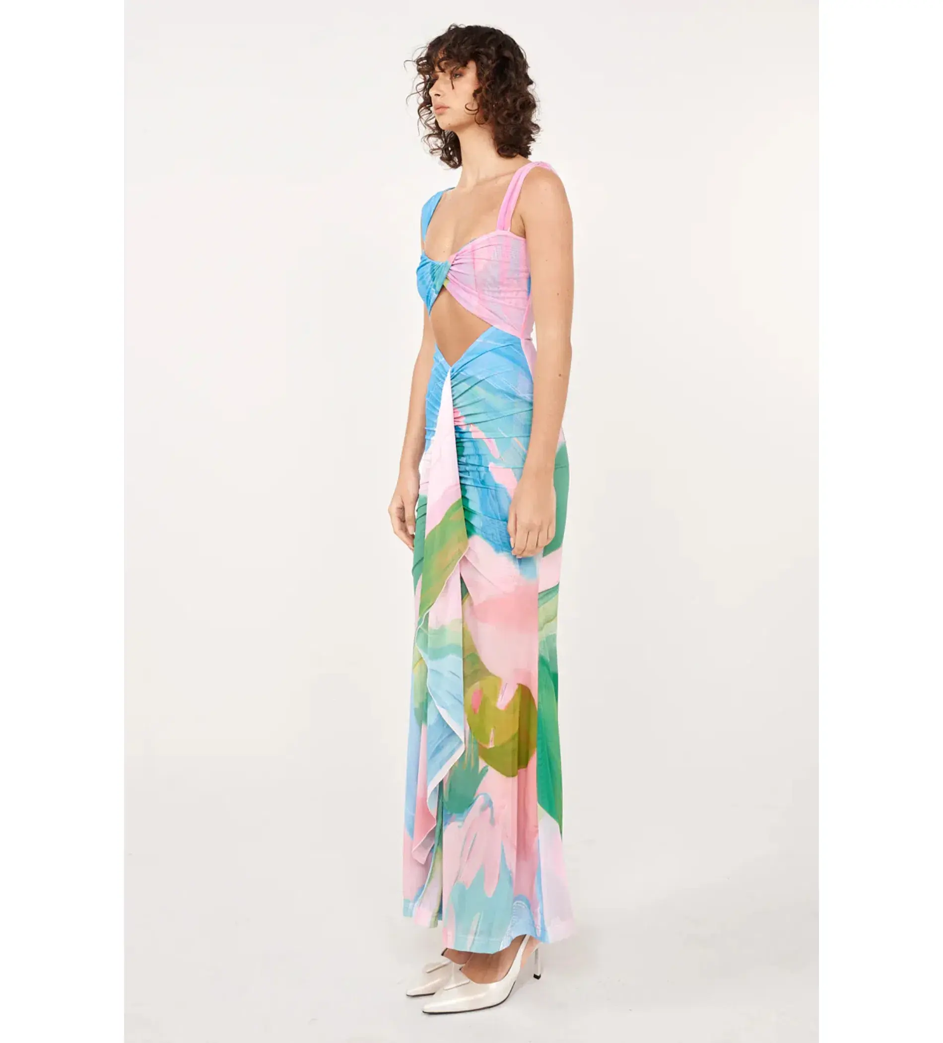 She is Olla Imogen Midi Dress in Gaia Size M / AU 10 - Image 2