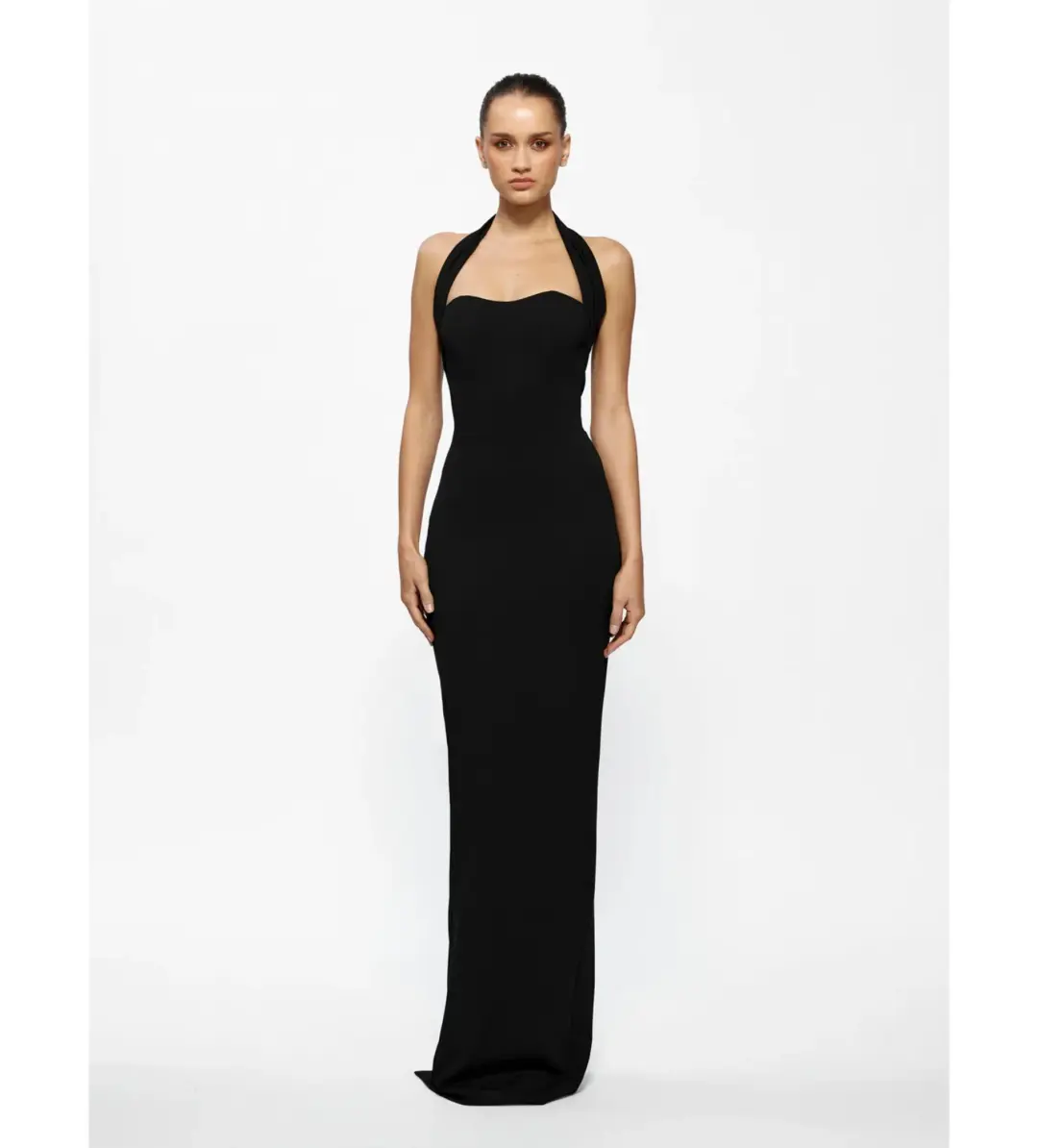 Effie Kats Marian Maxi Gown Black Size 10 for rent on The Volte - main image