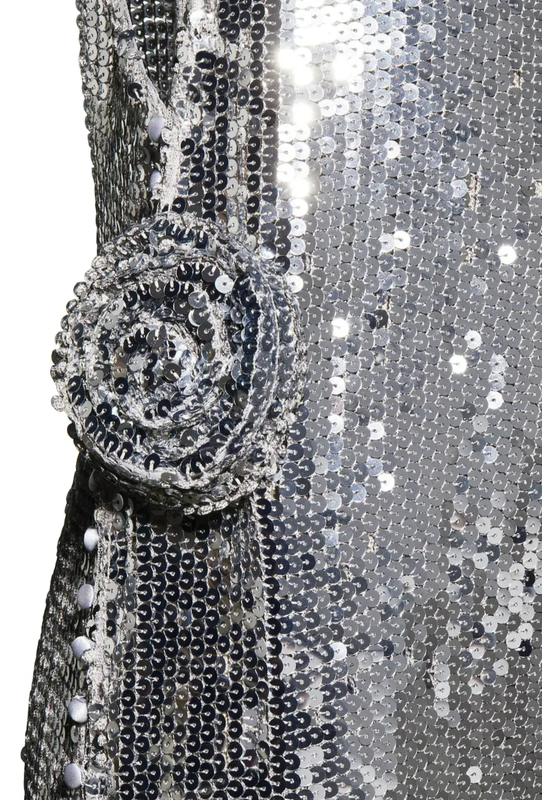 Magda Butrym x H&M Sequin Rose Appliqué Maxi Dress Size XL/AU16 for rent on The Volte - main image