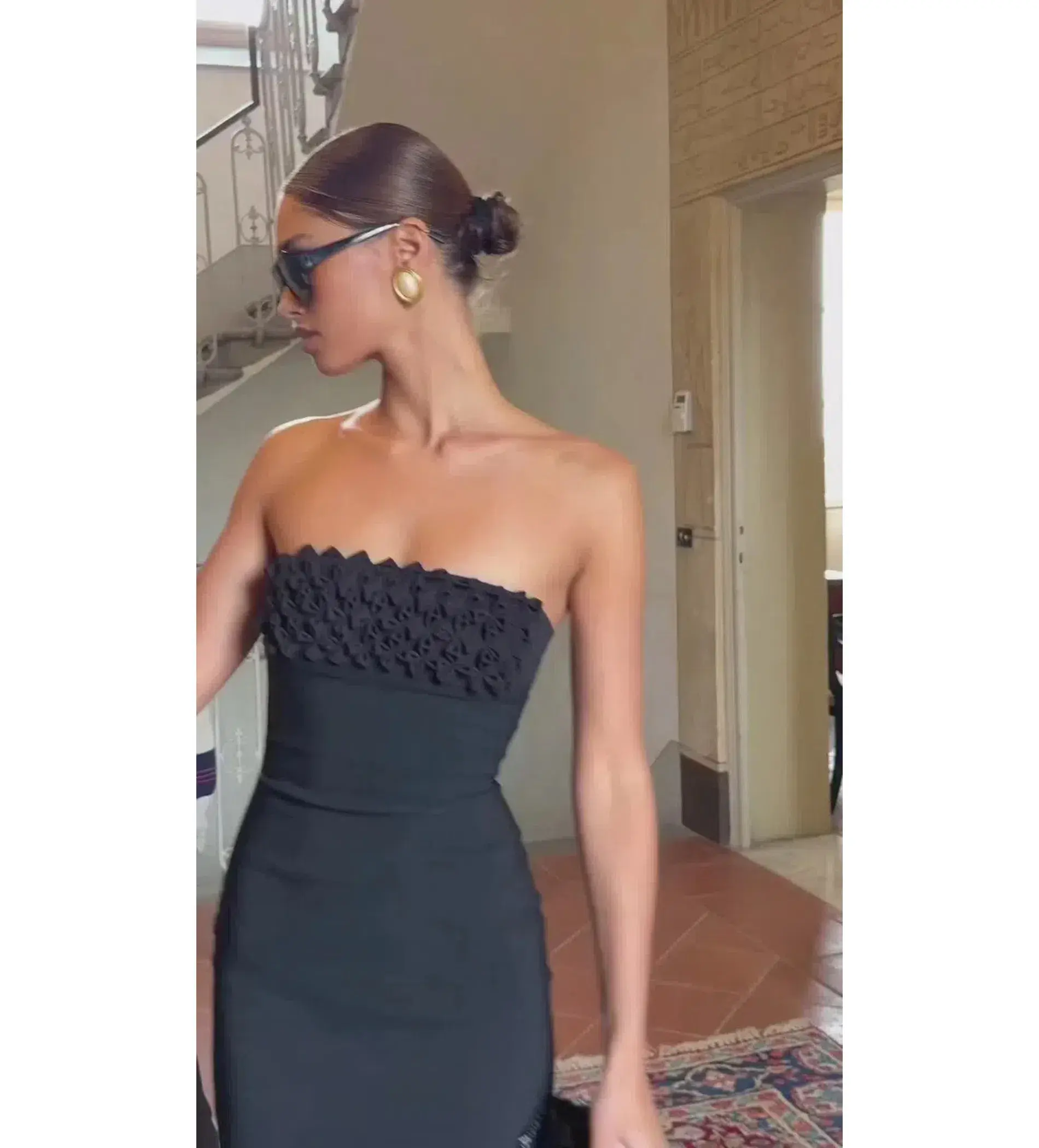Ance Gria Margo Maxi Dress Black Size 8 - Image 6