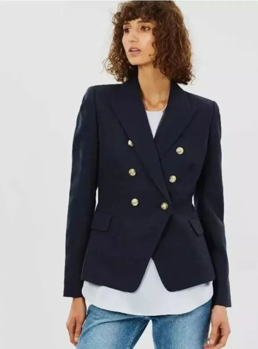 Camilla and Marc Dimmer Blazer Jacket Black Size 6 - Image 2