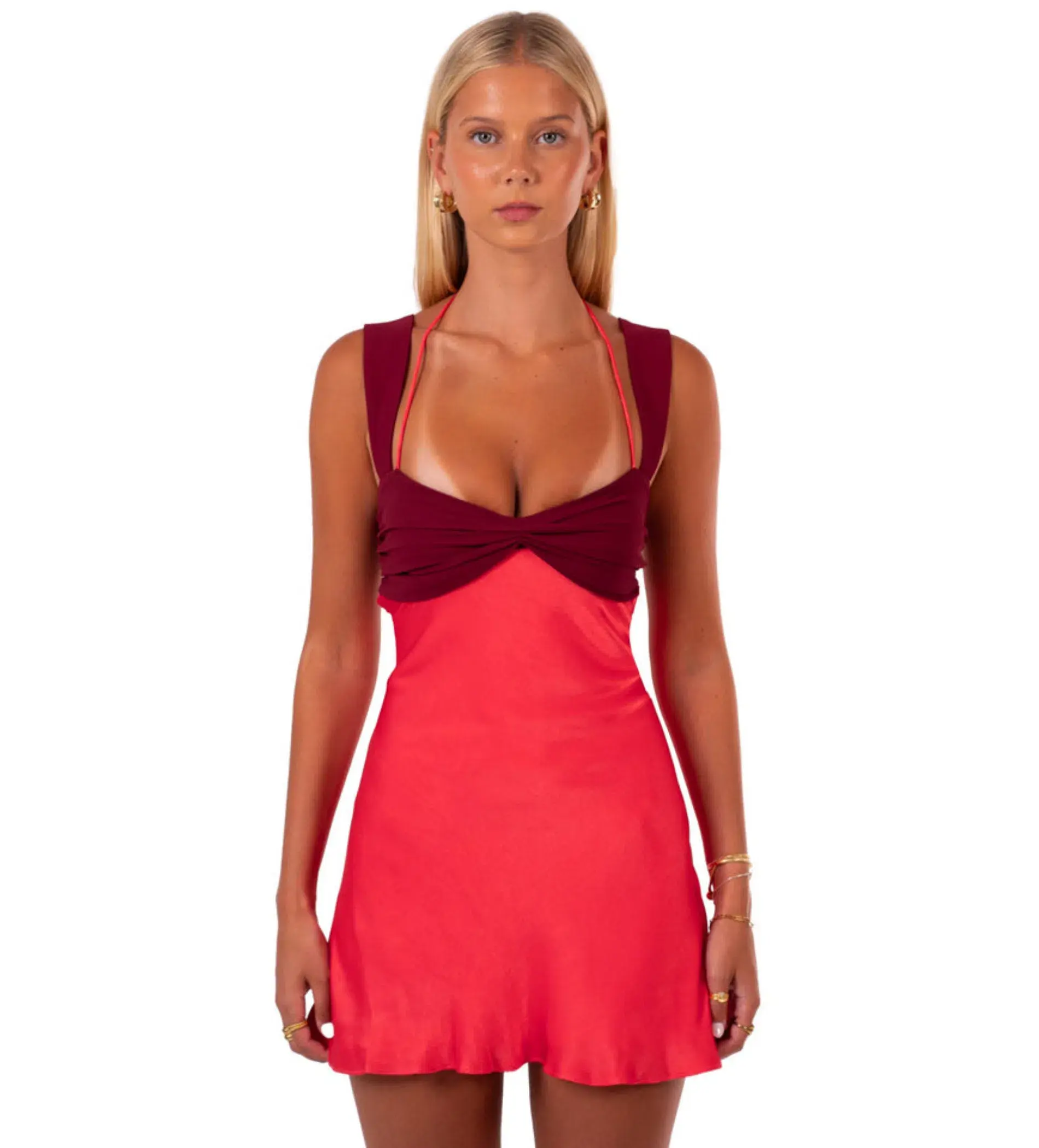 I Am Delilah Ariel Mini Dress Red Size 6 - Image 3