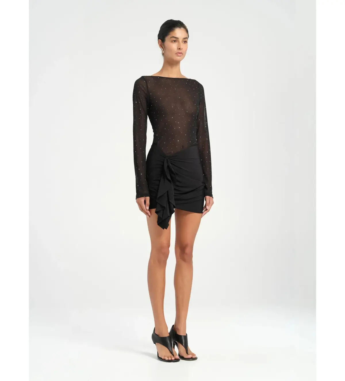 BENNI Faris Mini Dress Black Size AU - Image 2