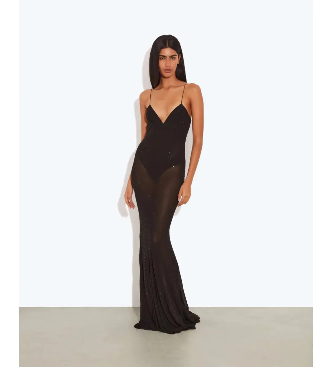 Rat & Boa Franzisca Maxi Dress Black Size XS / AU 6 for rent on The Volte - main image