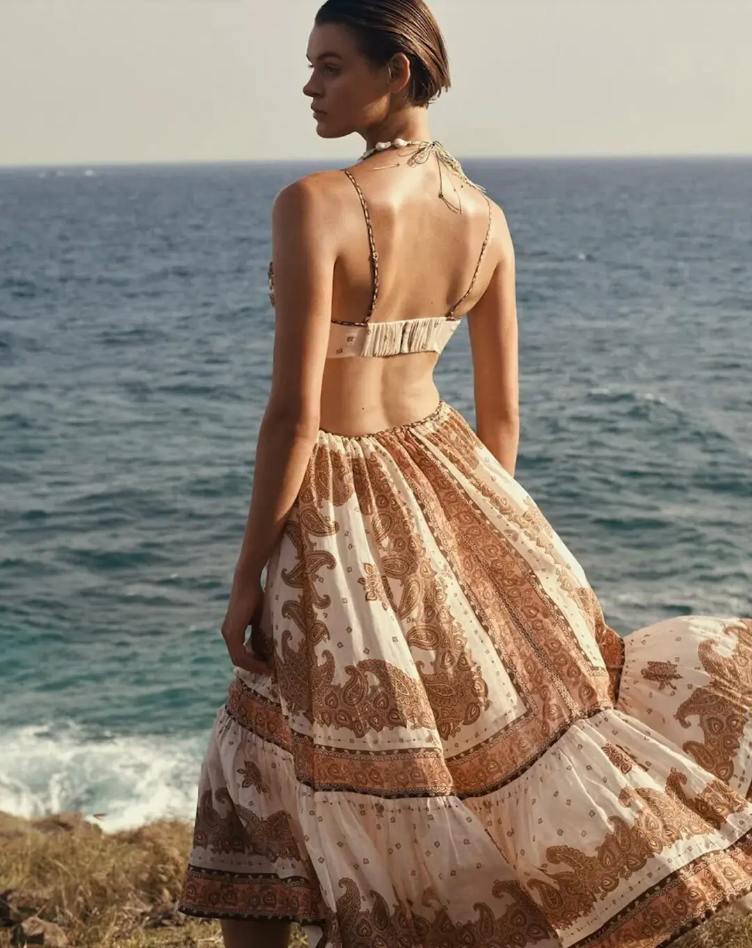 Maxine Plunge Maxi Dress for rent on The Volte - main image