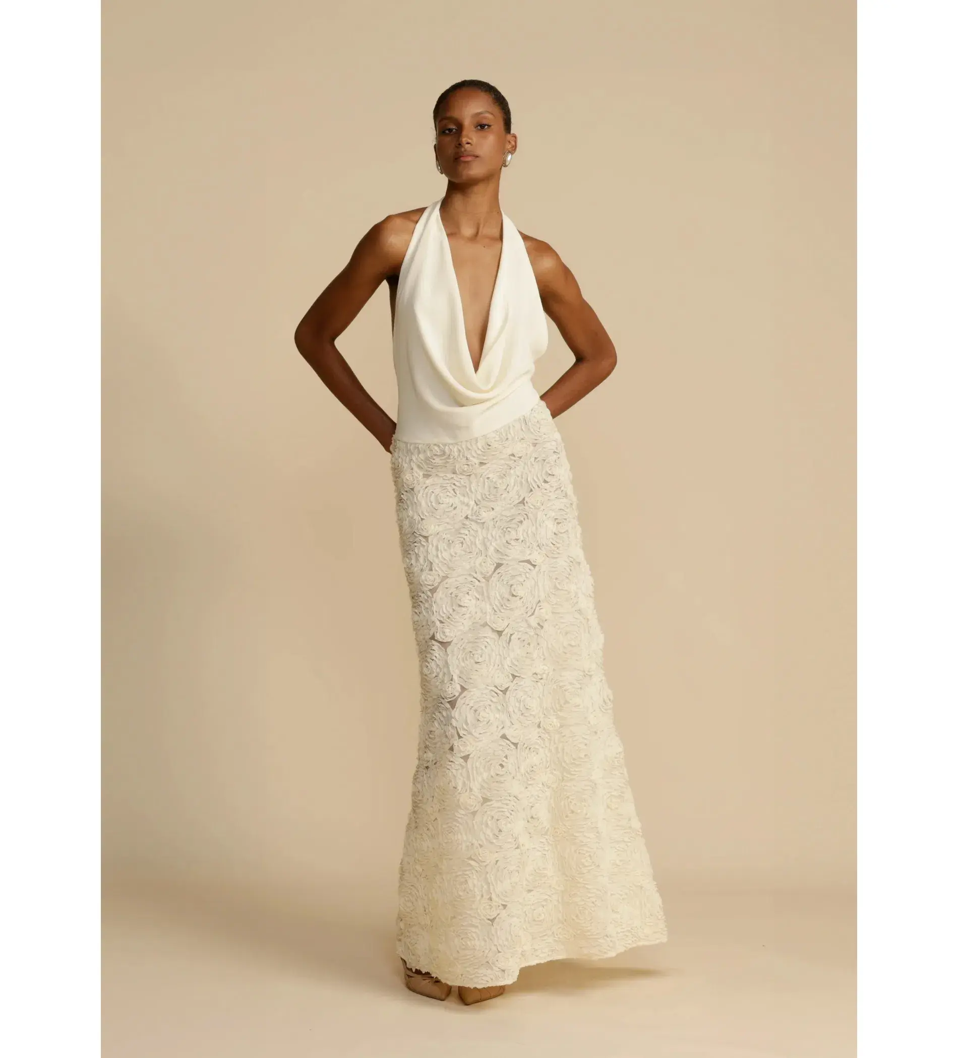 Arcina Ori Adriana Maxi Dress White Size AU 10 - Image 1
