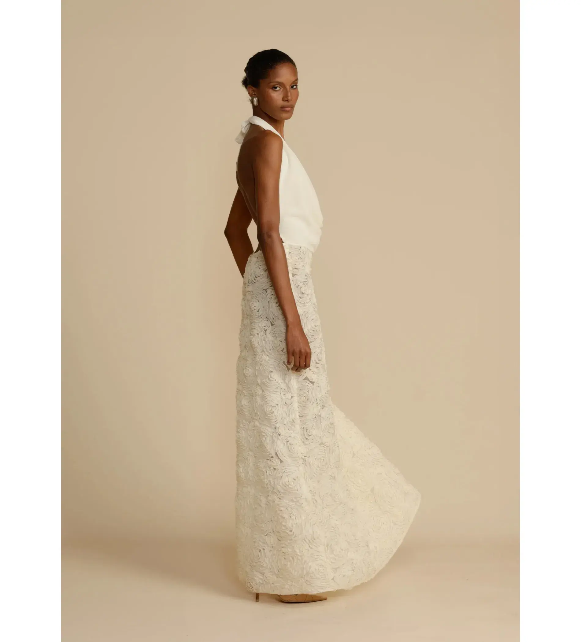 Arcina Ori Adriana Maxi Dress White Size AU 10 - Image 5
