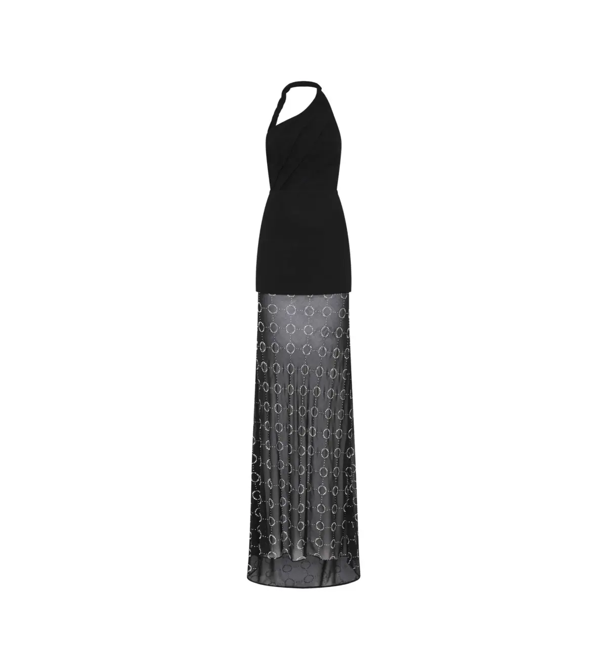 Rebecca Vallance Ellasandra Halter Gown Black Size 4 - Image 5