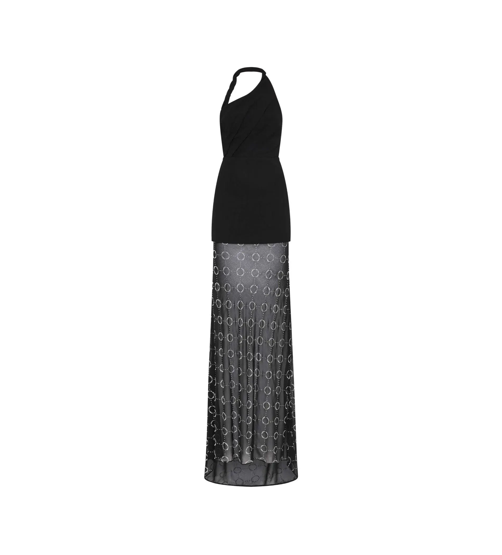 Rebecca Vallance Ellasandra Halter Gown Black Size 4 - Image 5