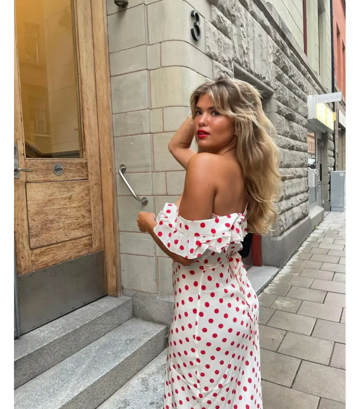 Realisation Par Claudia Maxi Dress in Super Dot Size AU 8  - Image 2