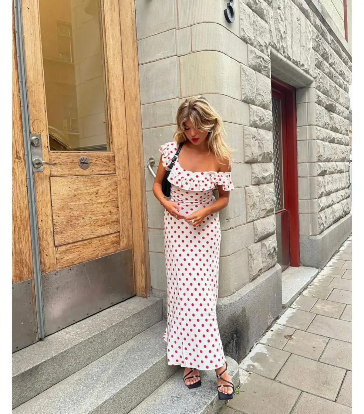 Realisation Par Claudia Maxi Dress in Super Dot Size AU 8  - Image 1