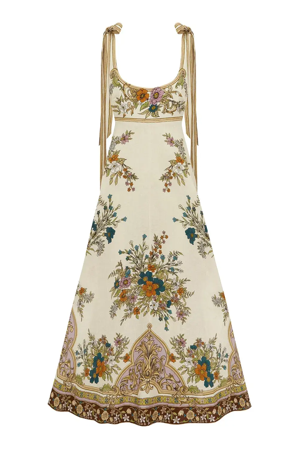 Alemais Antoinette Ballet Midi Sundress in Ivory Size AU 8 - Image 6