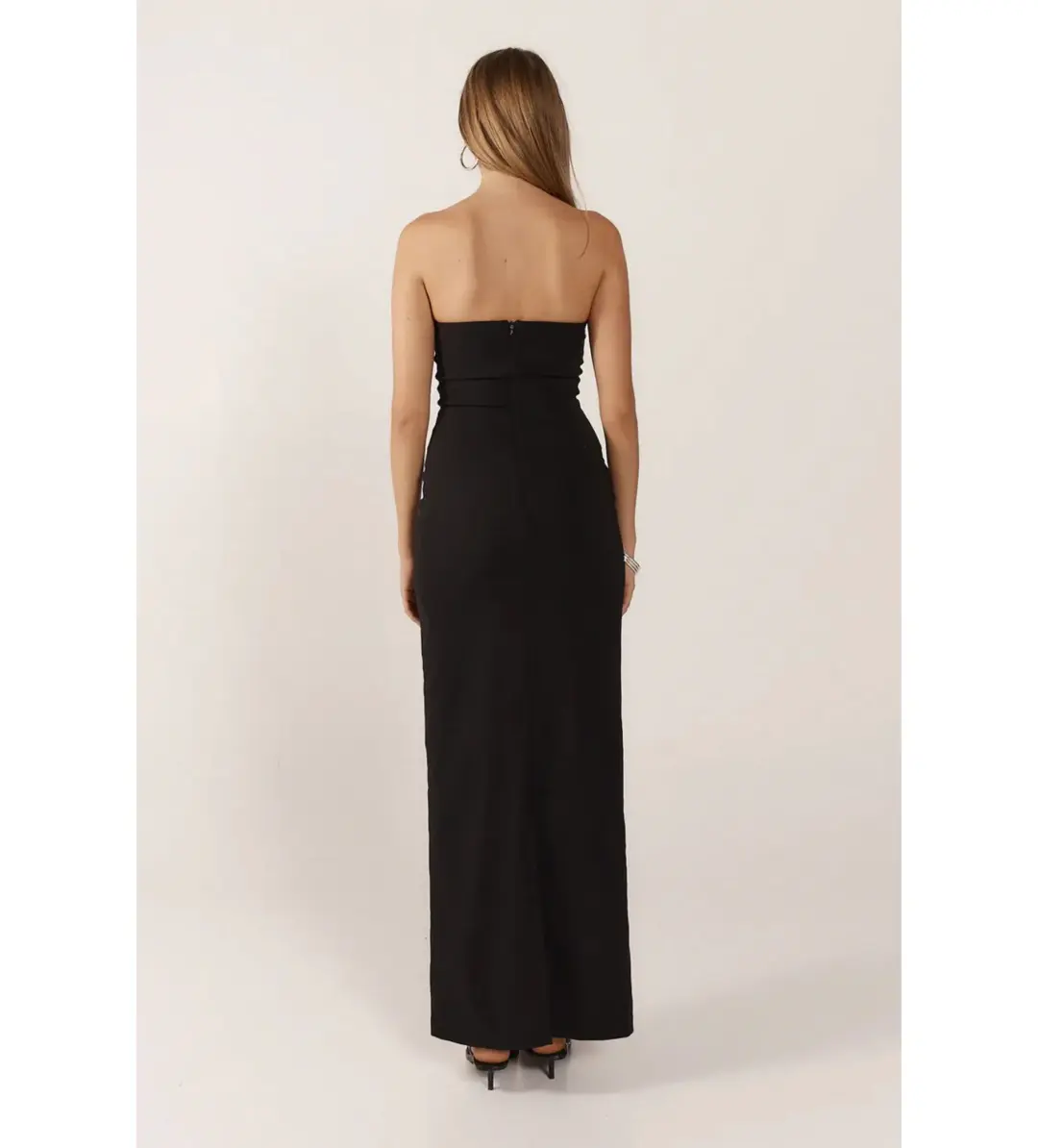 Ance Gria Margo Maxi Dress Black Size AU 10 for rent on The Volte - main image