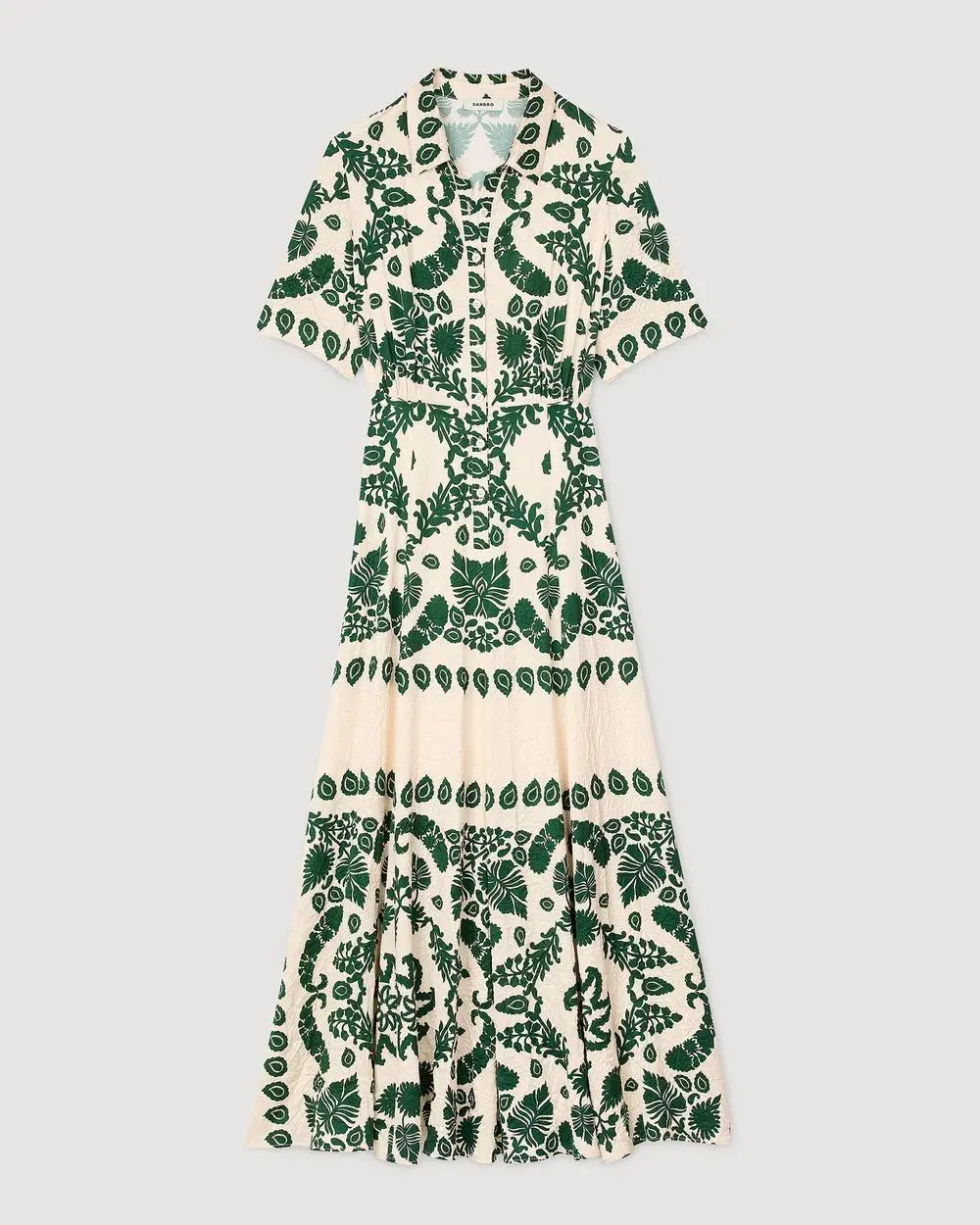 Sandro Lavandou Dress Floral Print Size AU 10 - Image 6