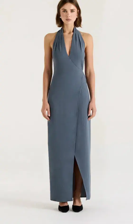 Henne Vida Dress Grey Size 8 - Image 3