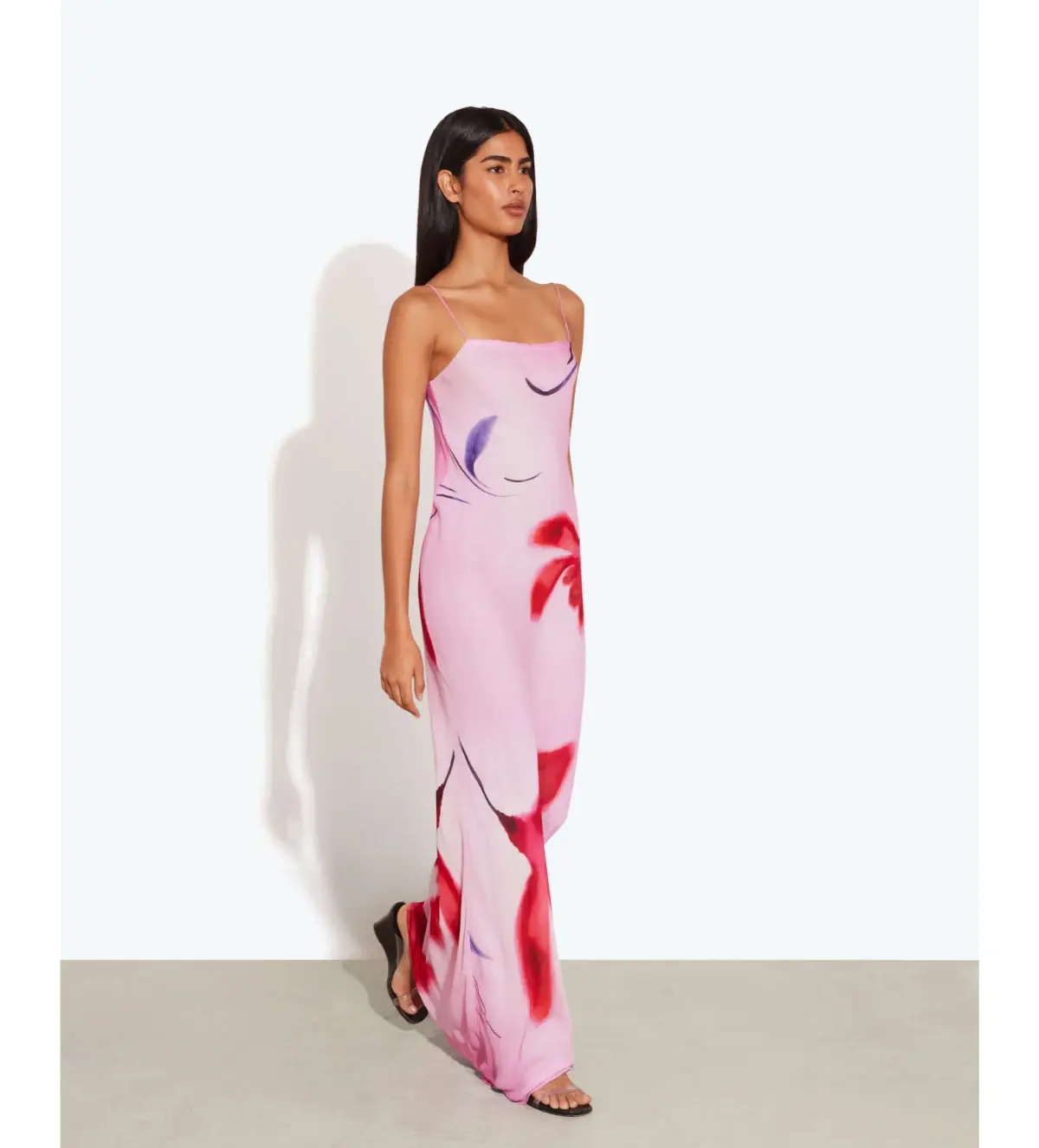 Rat & Boa Alici Pink Floral Maxi Dress Size 10 - Image 2
