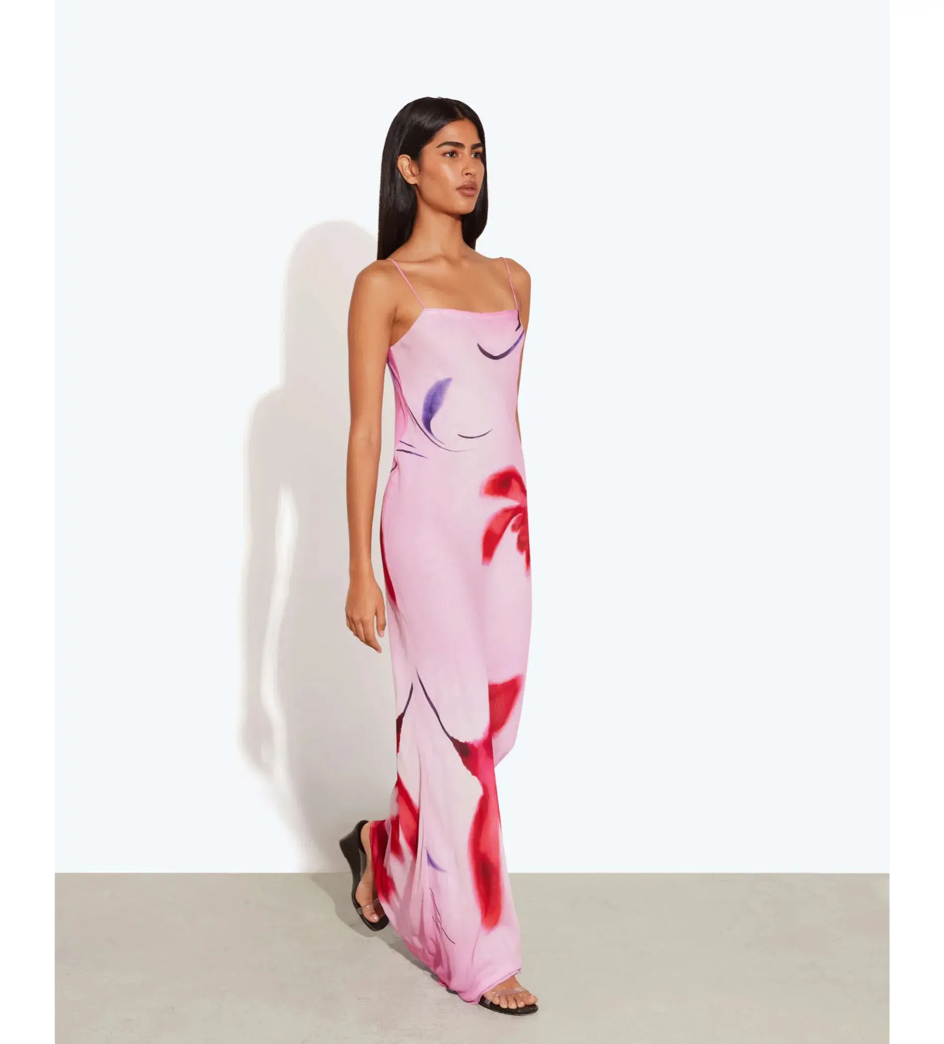 Rat & Boa Alici Pink Floral Maxi Dress Size 10 - Image 2