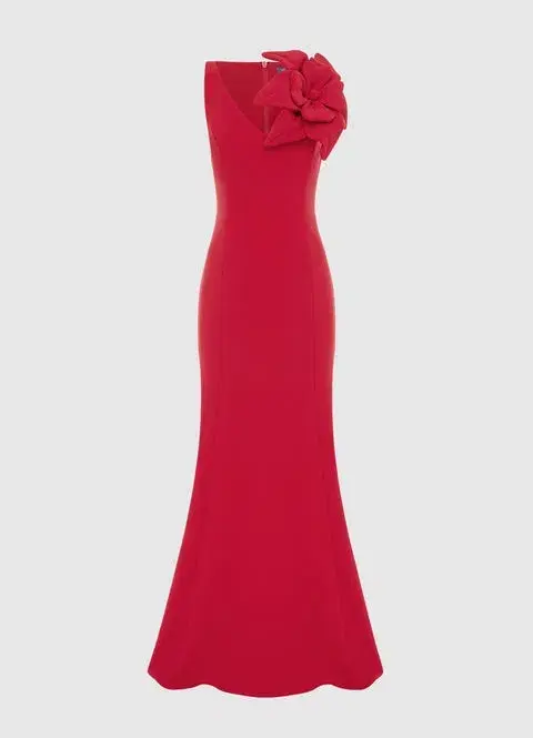 Leo Lin Eugenie Gown Rosa Maxi Size AU 10 - Image 4
