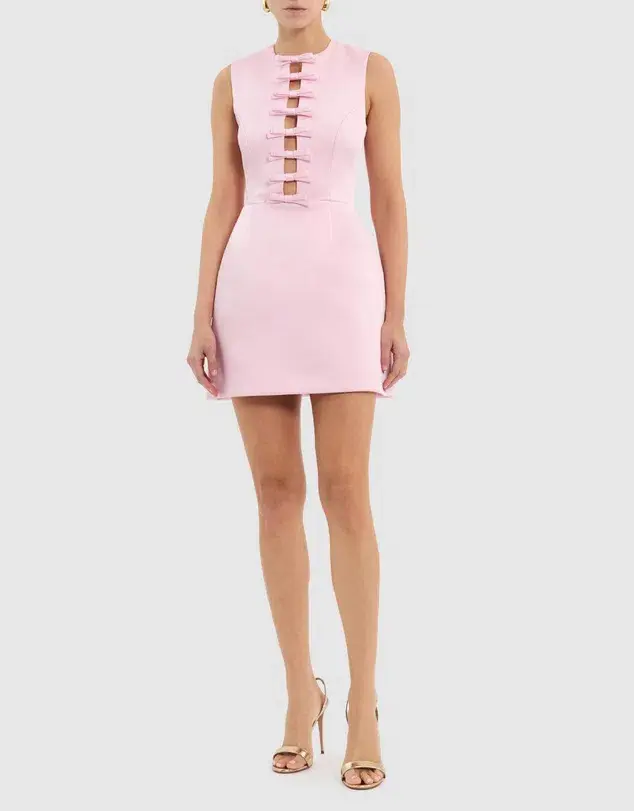 Rebecca Vallance Aymee Mini Dress Pink Size 6 - Image 1