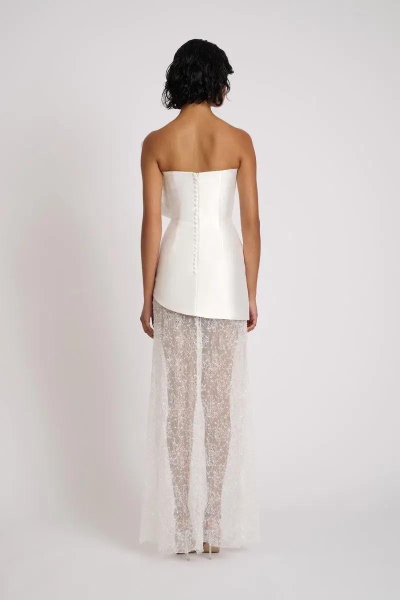 Eliya The Label Adalina Floor Length Dress White Size S / AU 8 - Image 3