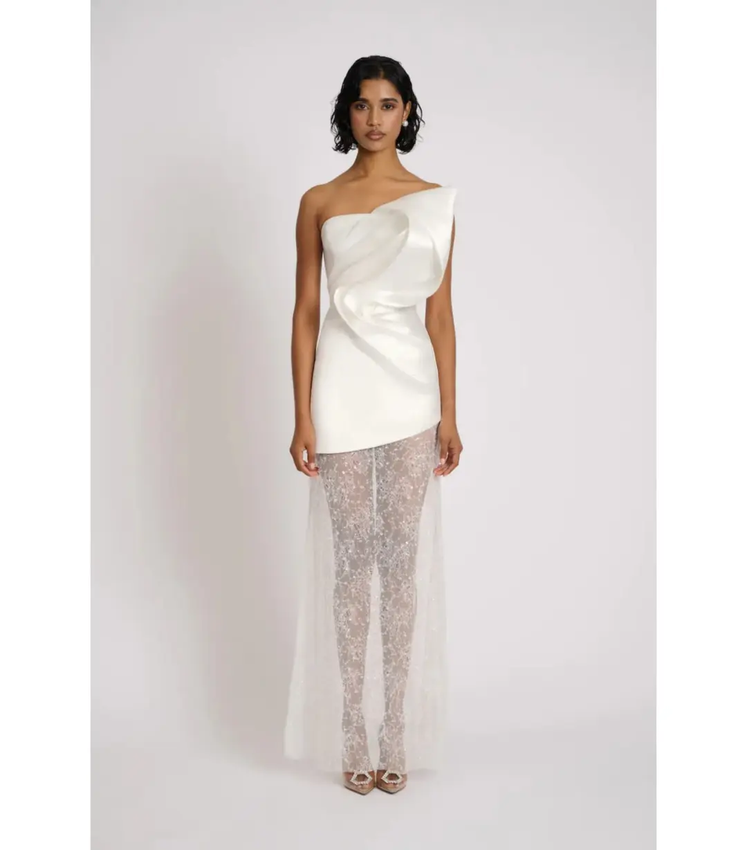Eliya The Label Adalina Maxi Dress White Size L / AU 12 for rent on The Volte - main image
