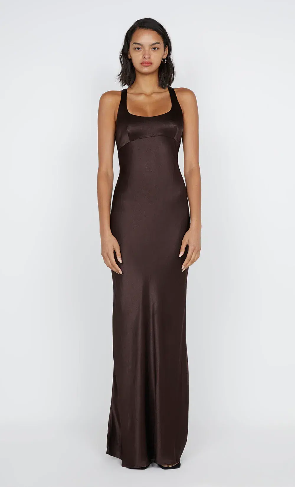 Bec & Bridge Maxina Crossover Maxi Dress Brown Size 12 - Image 1
