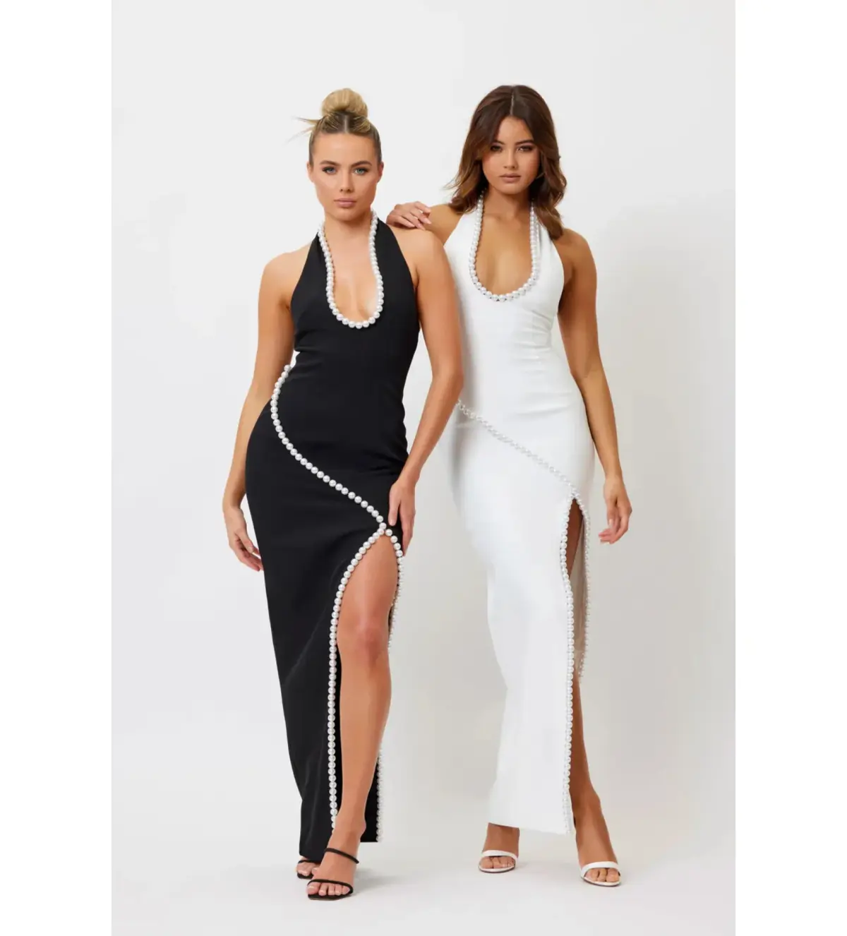 Bianca and Bridgett Laura Maxi Dress Pearl Size 10 - Image 3