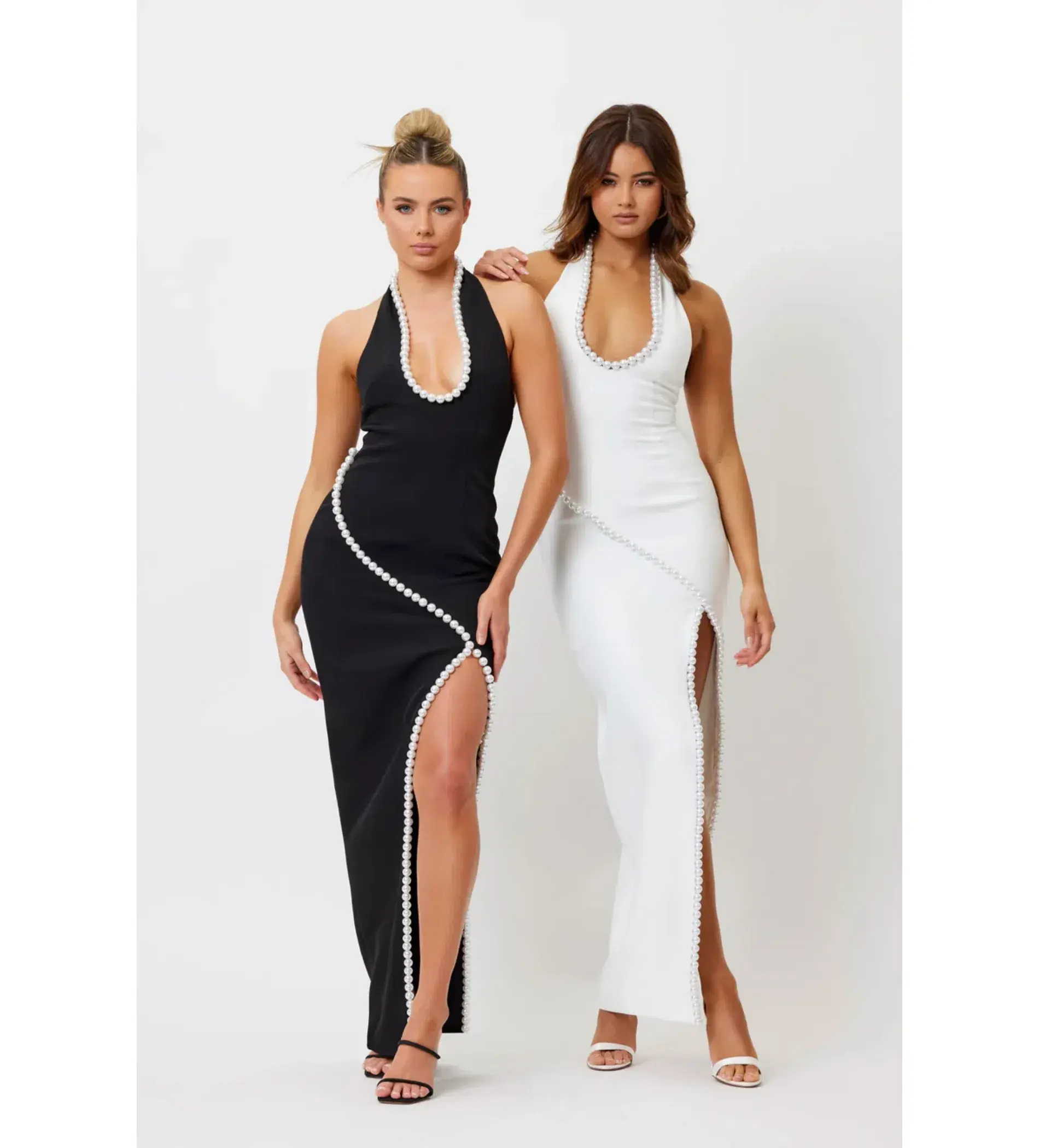 Bianca and Bridgett Laura Maxi Dress Pearl Size 10 - Image 3