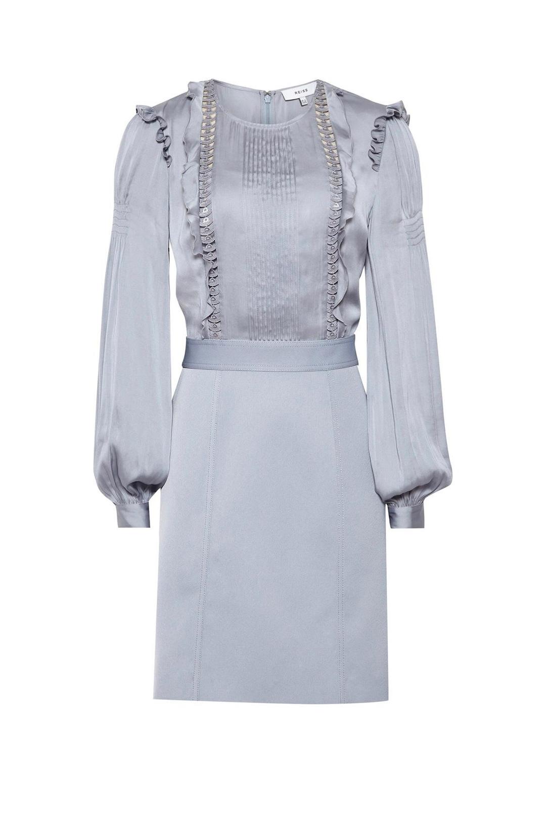 light blue mini Reiss dress Light blue Size 6 for rent on The Volte - main image