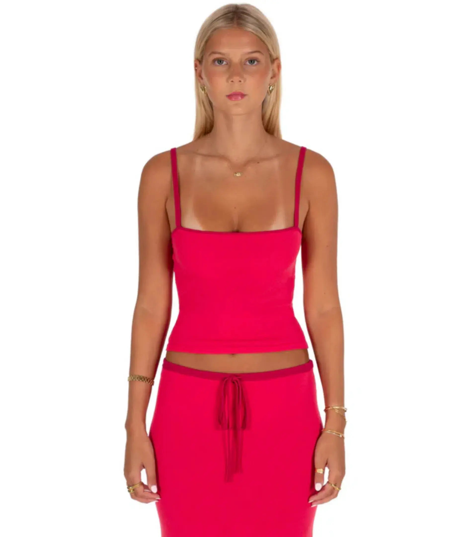 I am Delilah Lilly Tank and Maxi Skirt Set Red Size AU 8  - Image 3