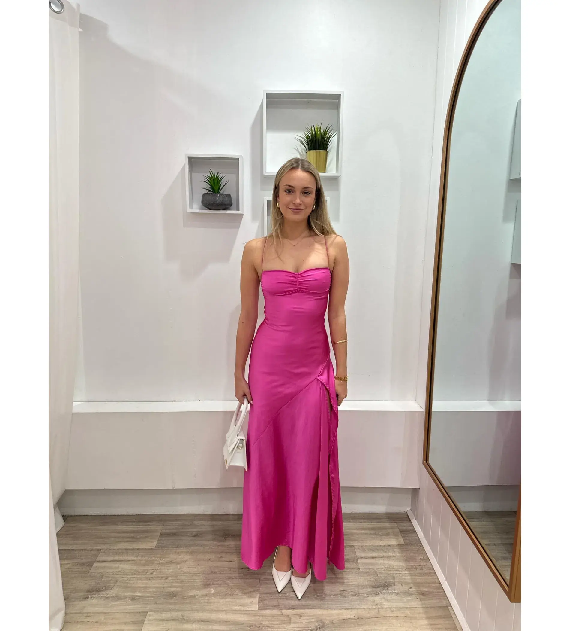 HNTR The Label Gaia Gown Pink Size AU 8  - Image 1