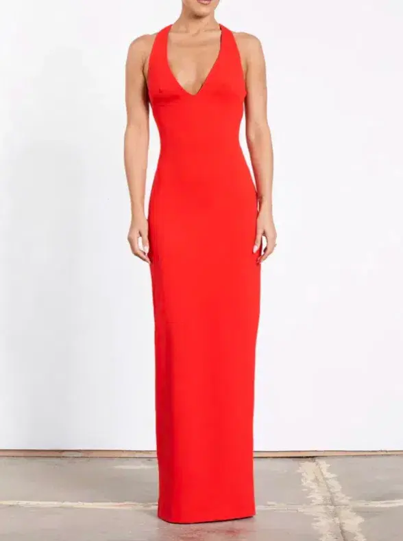  Effie Kats Eiza Gown Red Size AU 8 - Image 2