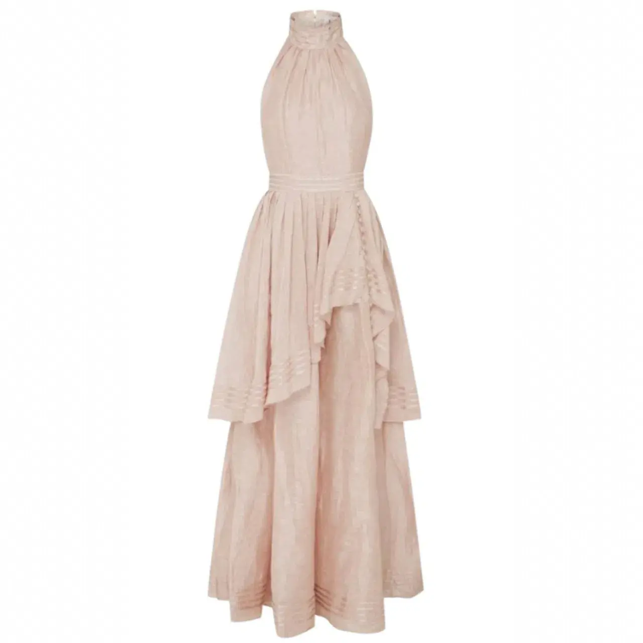 AJE Sienna Maxi Gown Dress Blush Pink Size AU 10 - Image 5