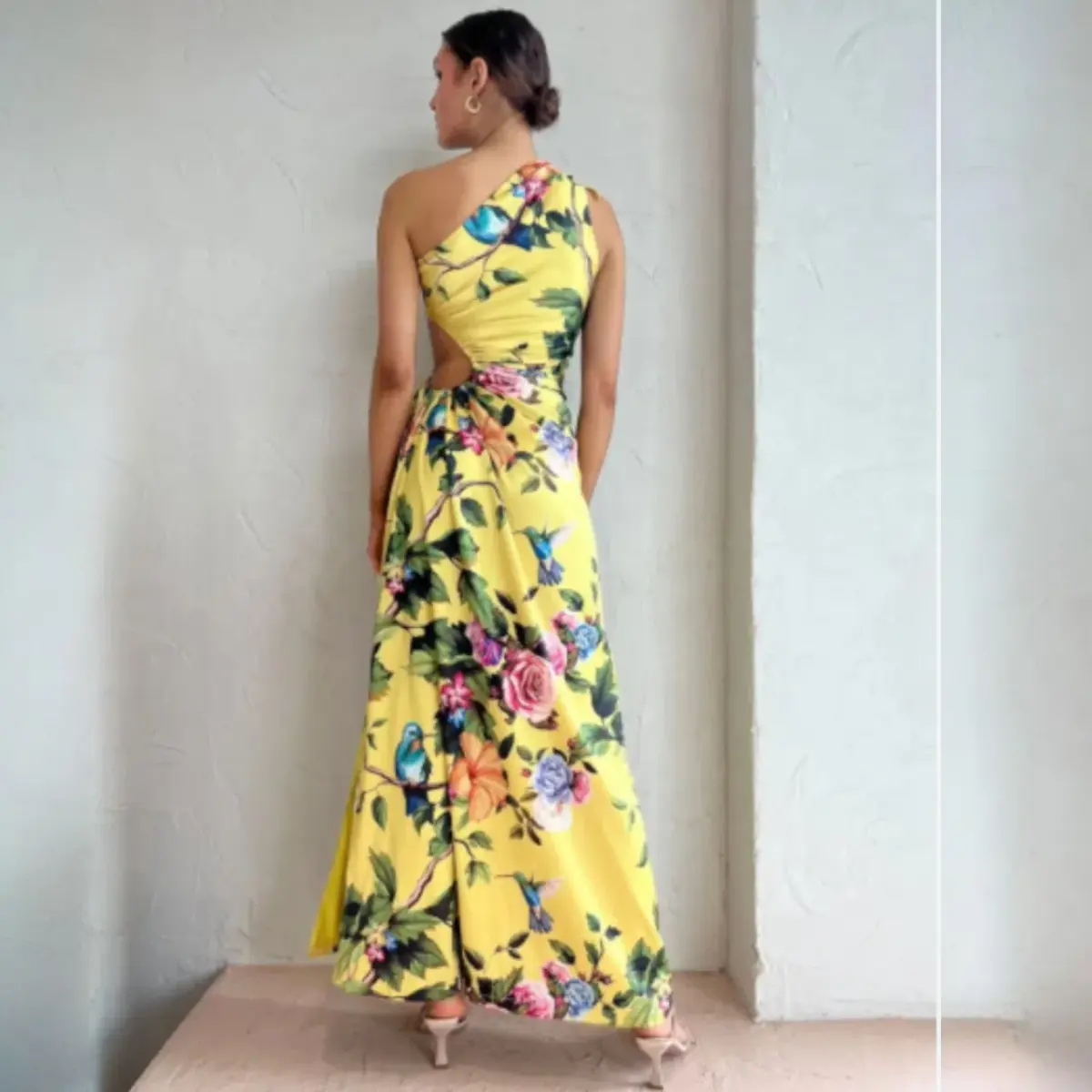 SONYA MODA Nour Maxi Dress Royal Botanical Size AU 14 - Image 2