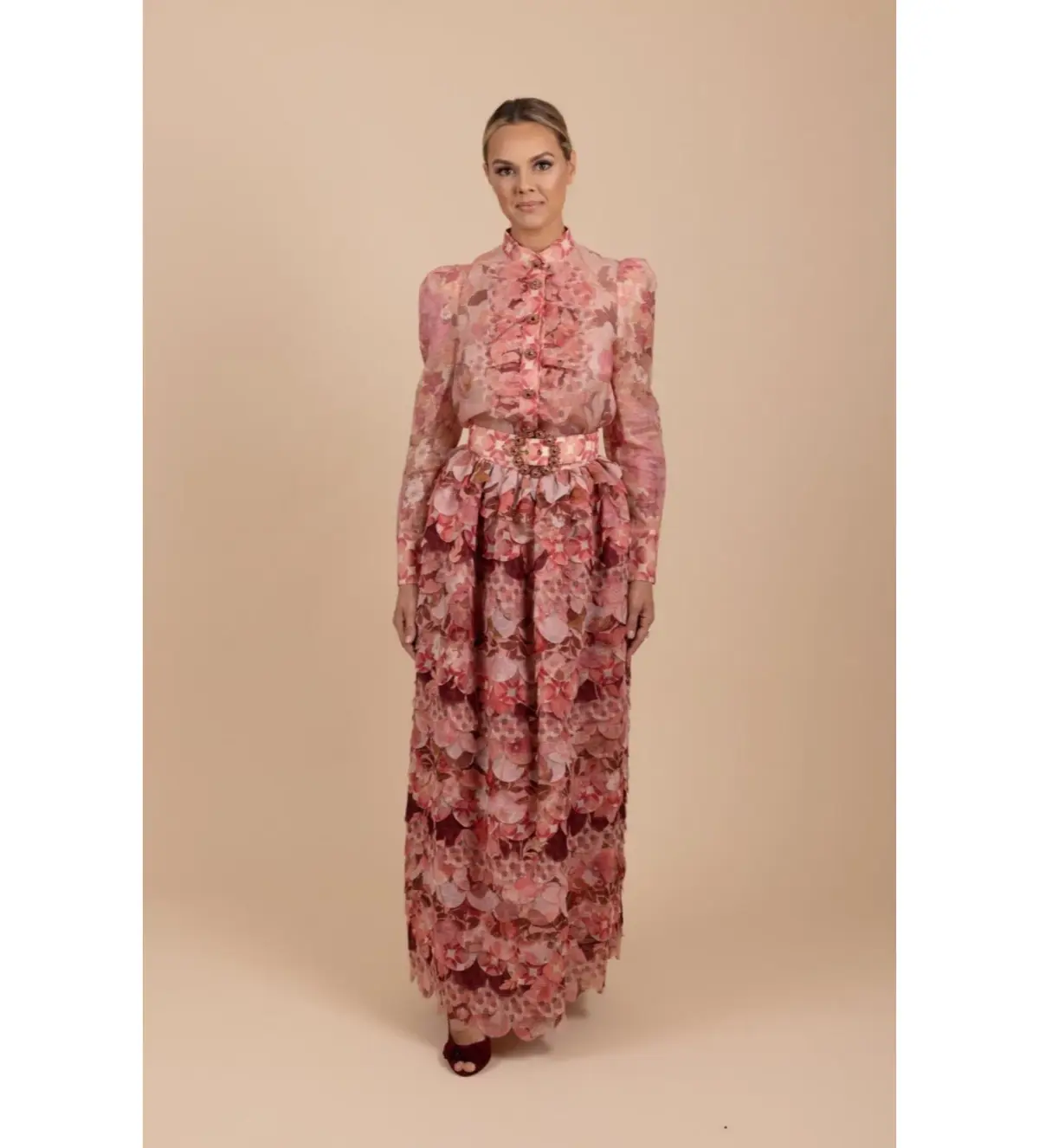 Zimmerman Concert Scalloped Shirt and Skirt in Multi Size 2 / AU 12 - Image 1