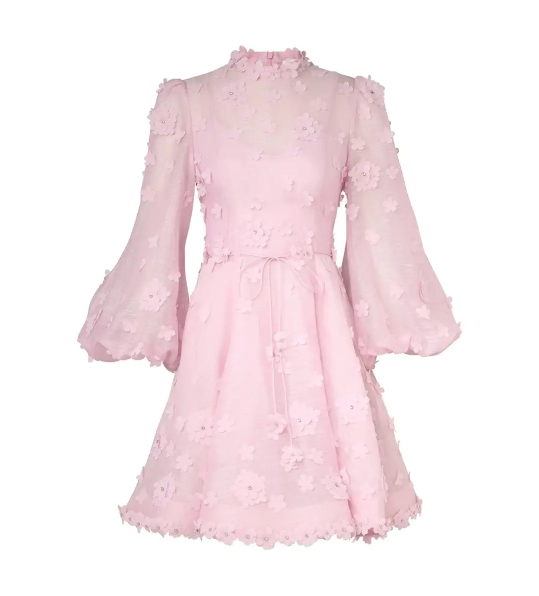 Zimmermann Matchmaker Lift Off Mini Dress Lilac Size 1/AU 10 for rent on The Volte - main image