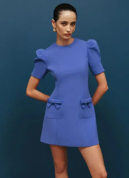 Rebecca Vallance Violetta Short Sleeve Mini Dress Size 6 - Image 1