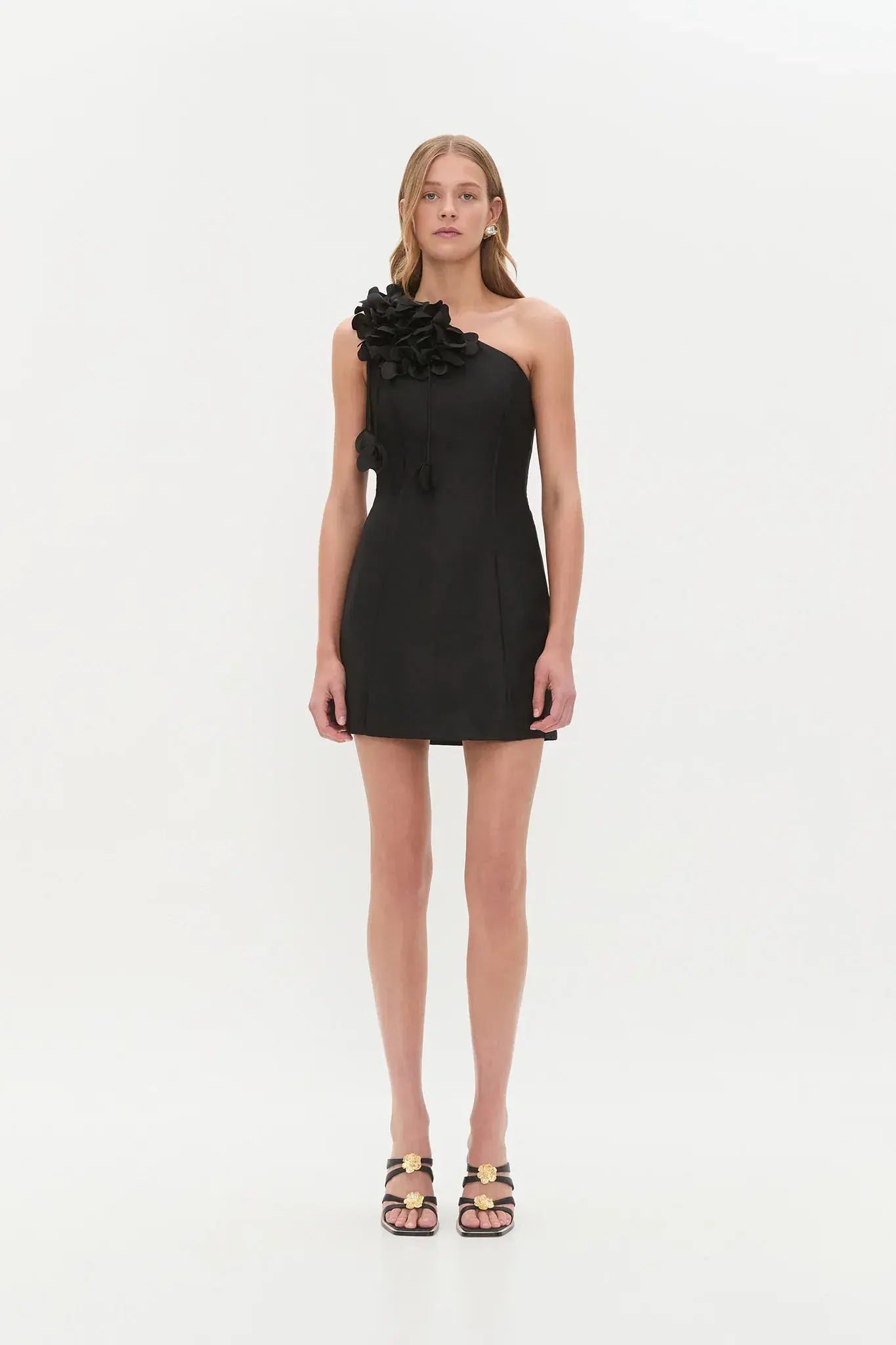 Aje Camille Mini Dress Black Size AU 8 - Image 1