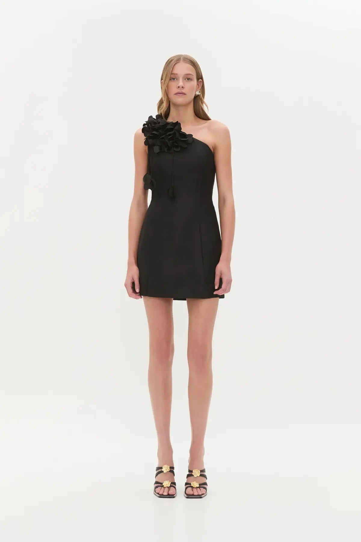 Aje Camille Mini Dress Black Size AU 10 - Image 1