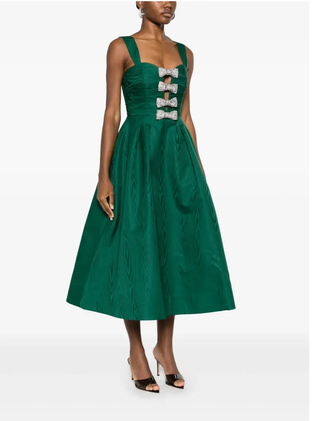 Rebecca Vallance Luiza Midi Dress Green Size 14 - Image 2