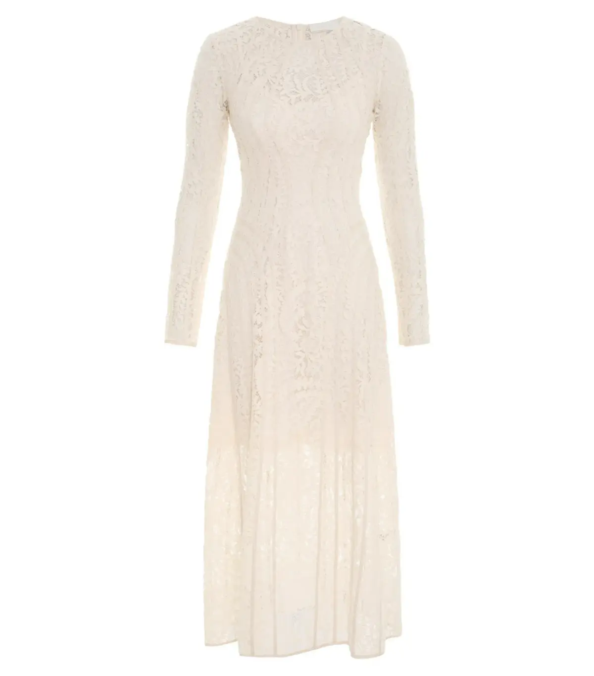 Zimmermann Devi Panelled Lace Midi Dress Ivory Size 2 / AU 12 - Image 4