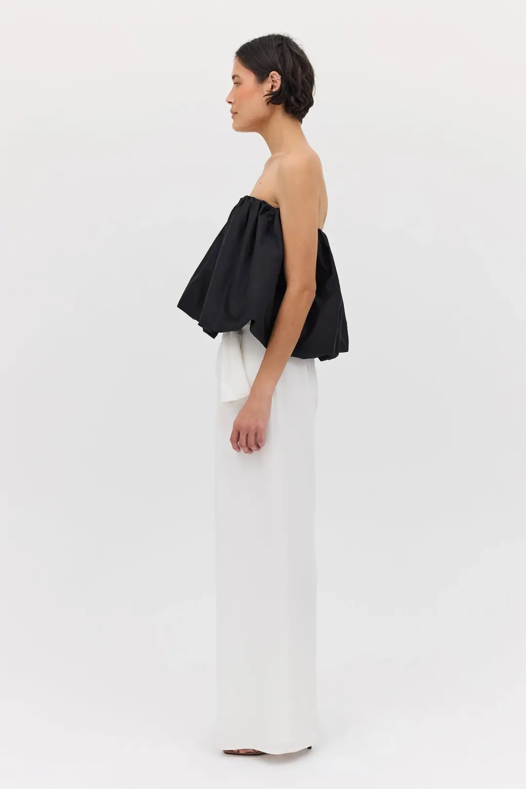 Bianca Spender Black Cotton Hazel Top Size 12/M for rent on The Volte - main image