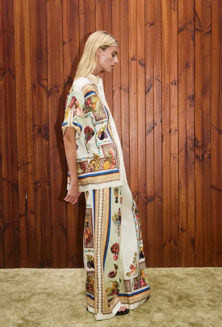 Alemais Mercado Shirt and Pant Set Size 16 - Image 2
