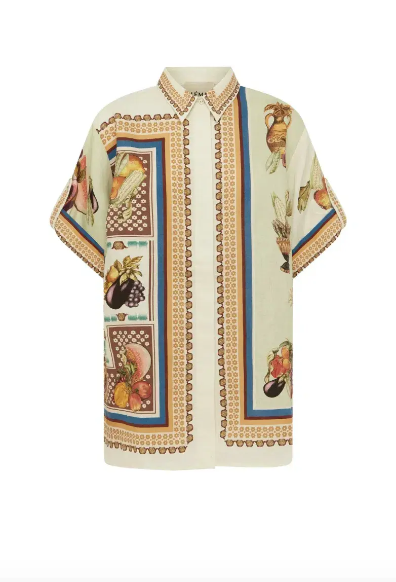 Alemais Mercado Shirt and Skirt Set Multi Size 16 - Image 4