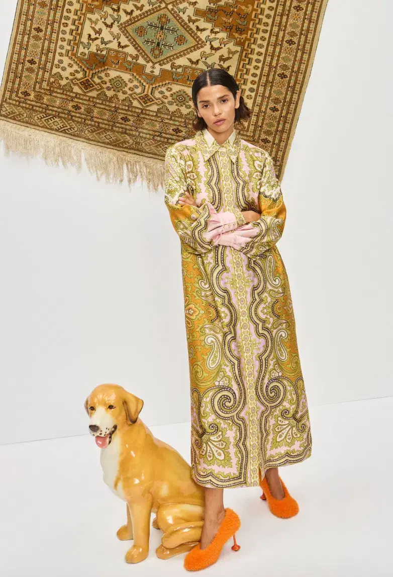 Alemais Clemenza Silk Shirtdress Size 14 - Image 1