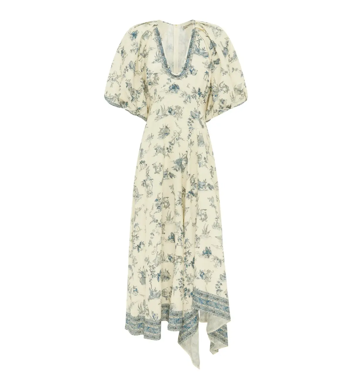 Alemais Casa Midi Dress Multi Floral Size AU 12 - Image 6
